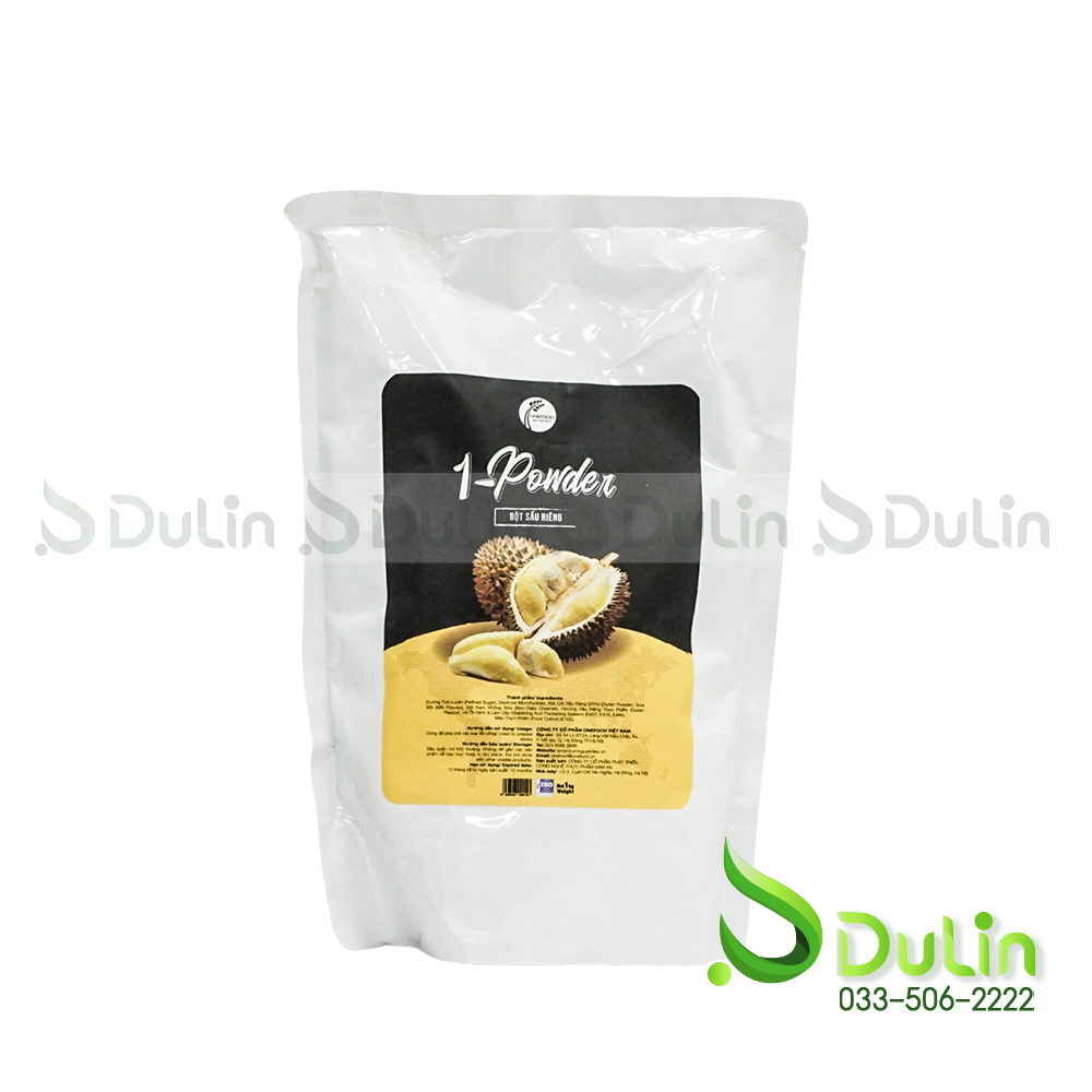 Bột 1-POWDER Sầu Riêng 1Kg 12 Gói/Thùng