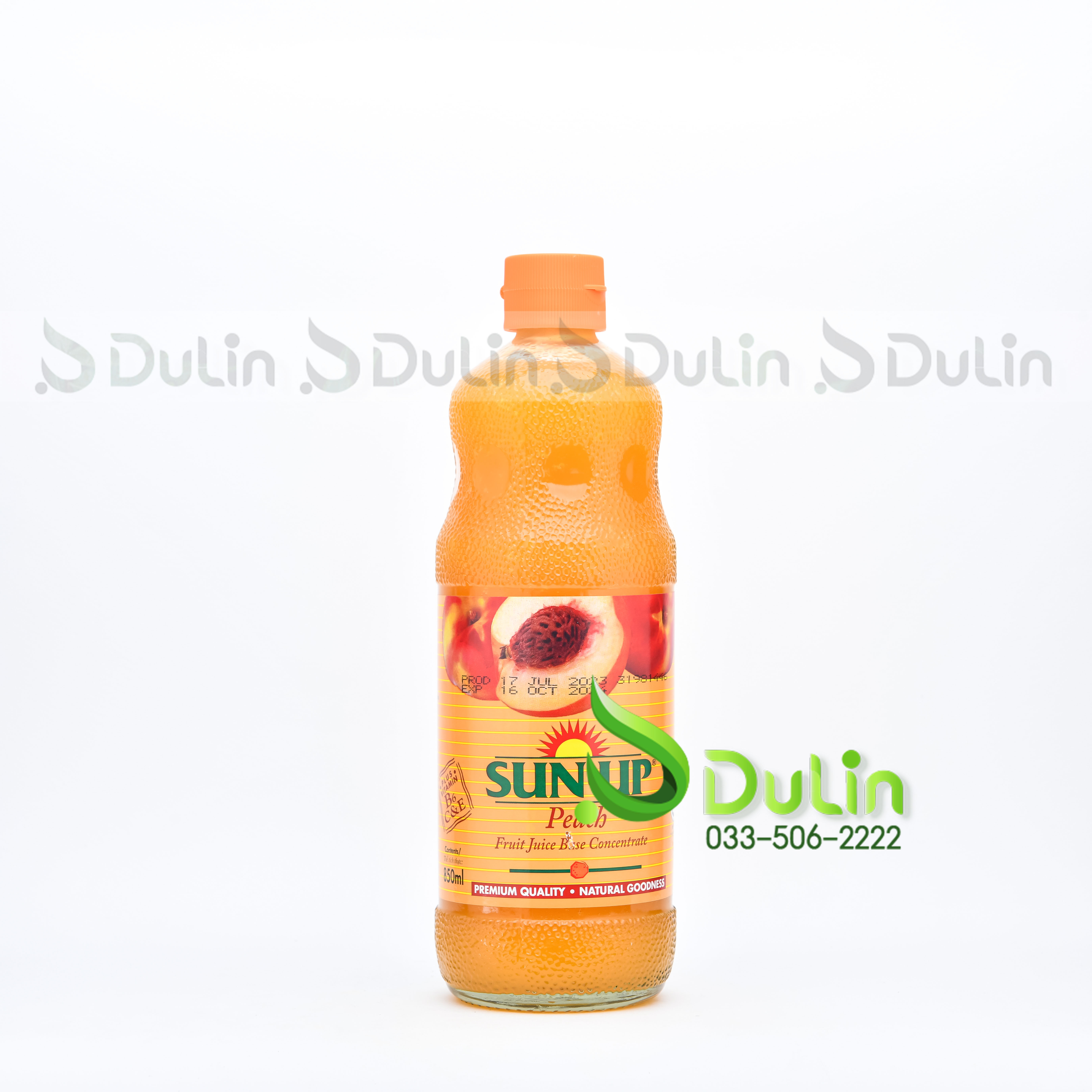 Siro SUN-UP Đào 850ml 6 Chai/Thùng