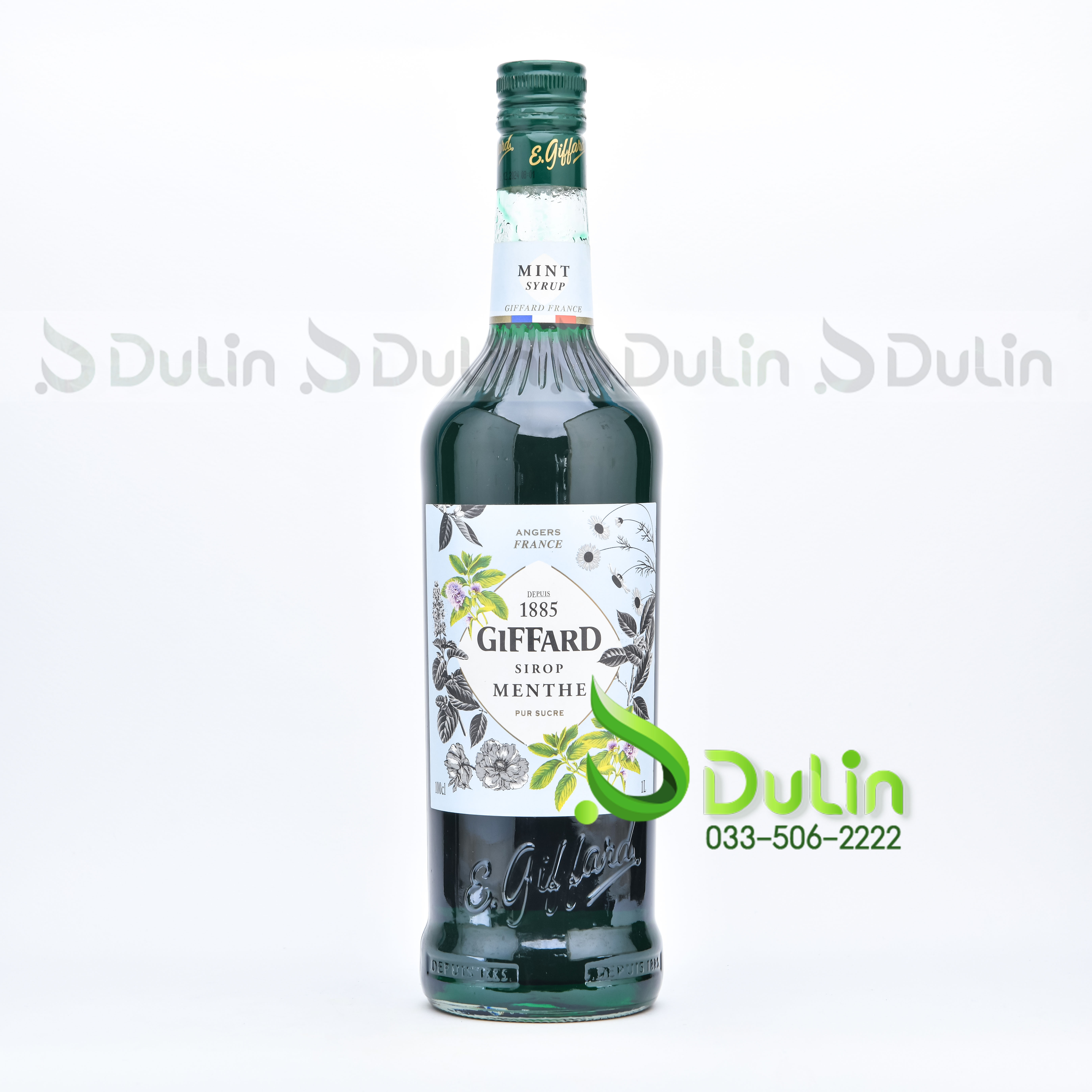 Siro GIFFARD Bạc hà xanh (Mint) 1L 6 Chai/Thùng