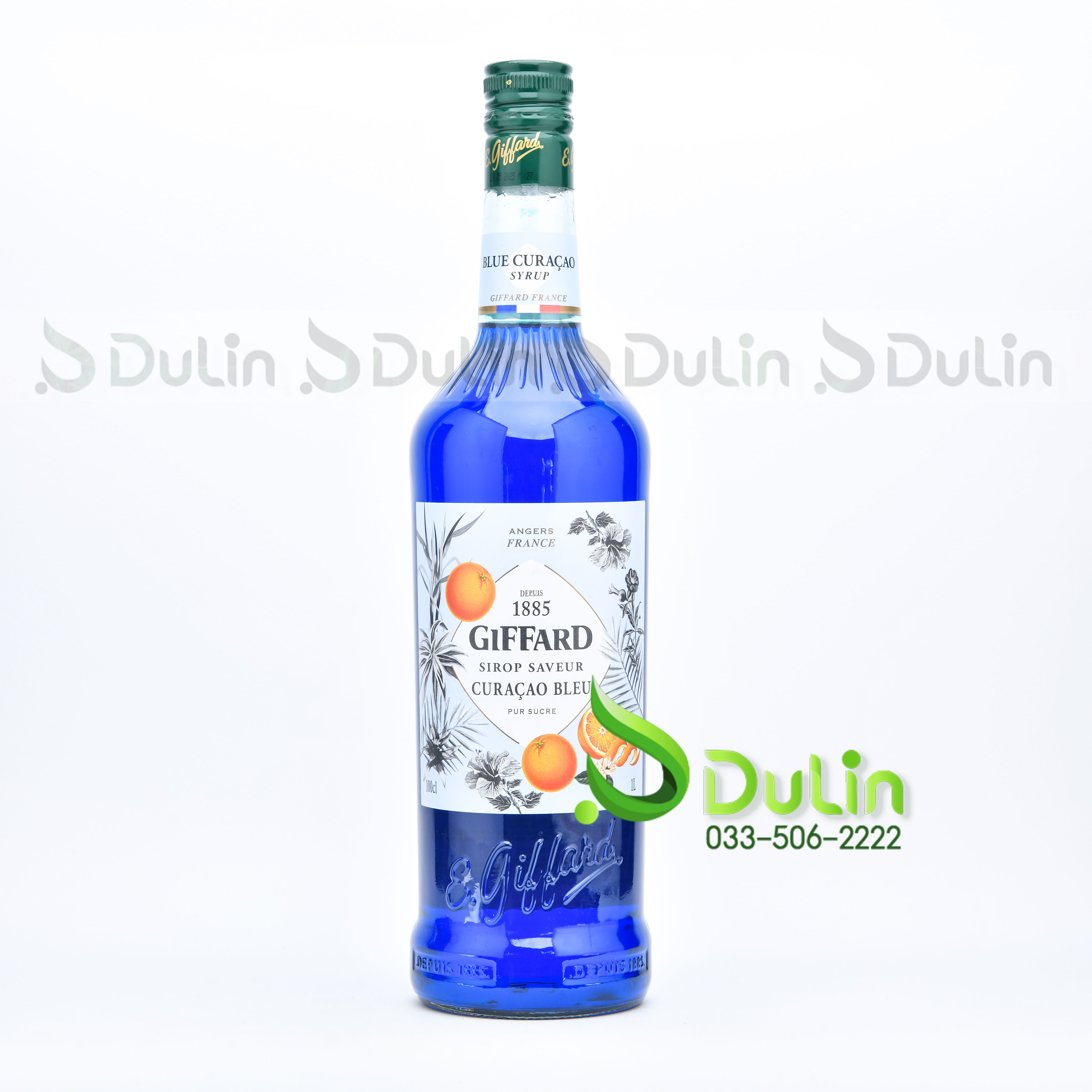 Siro GIFFARD Giffard Blue Curacao (Vỏ Cam) 1L 6 Chai/Thùng