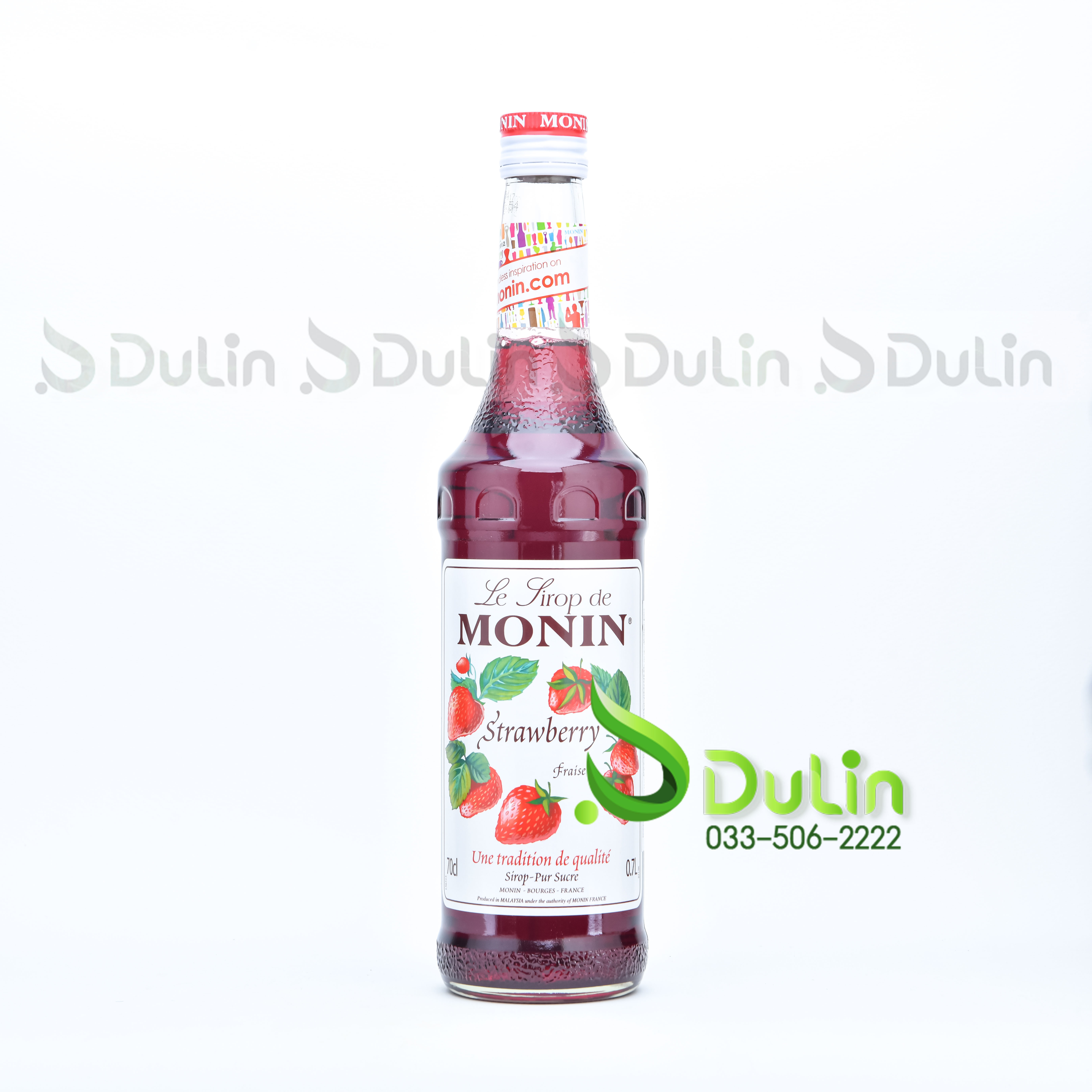 Siro MONIN Dâu tây ( Strawberry) 700ml 6 Chai/Thùng