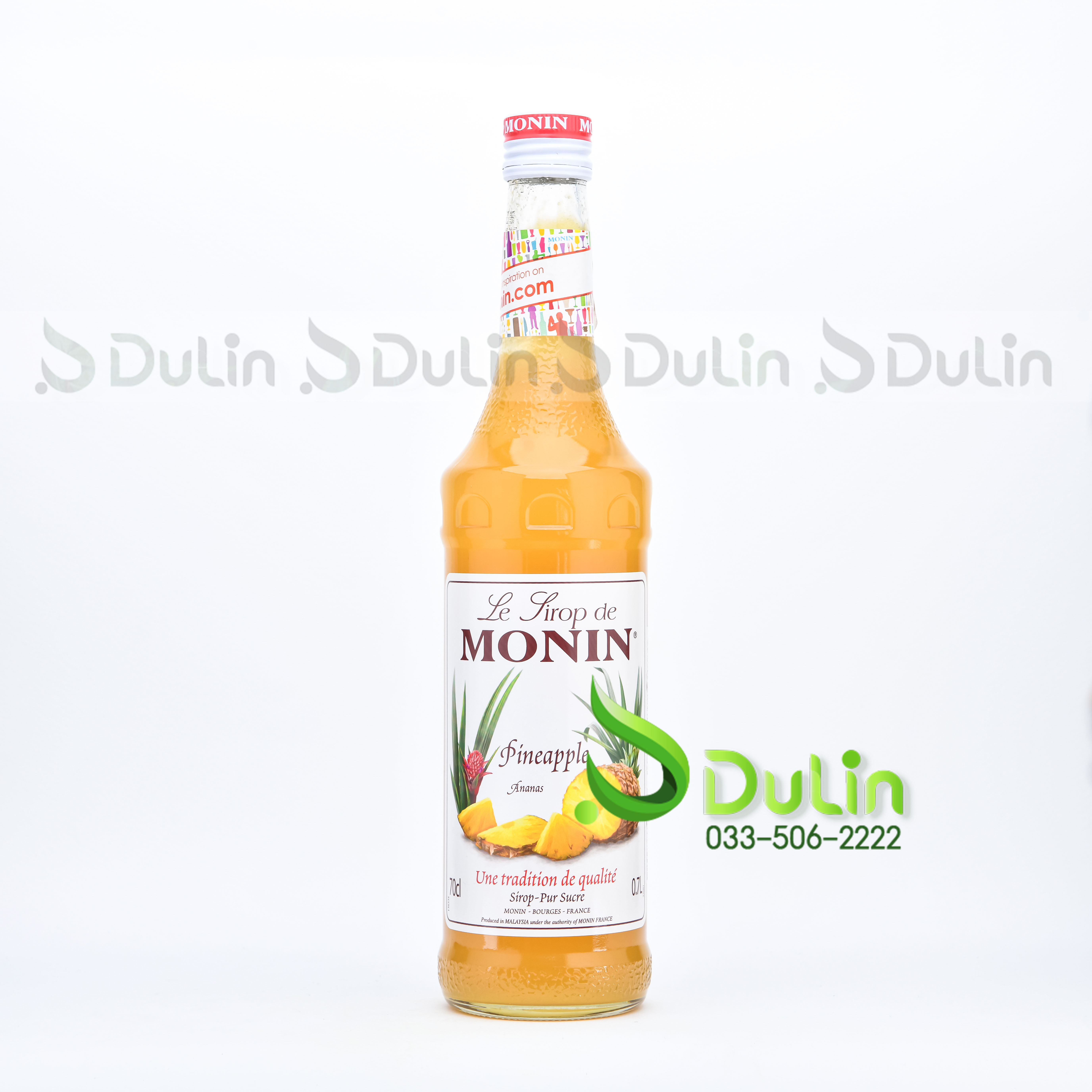 Siro MONIN dứa (Thơm) (Pineapple) 700ml 6 Chai/Thùng